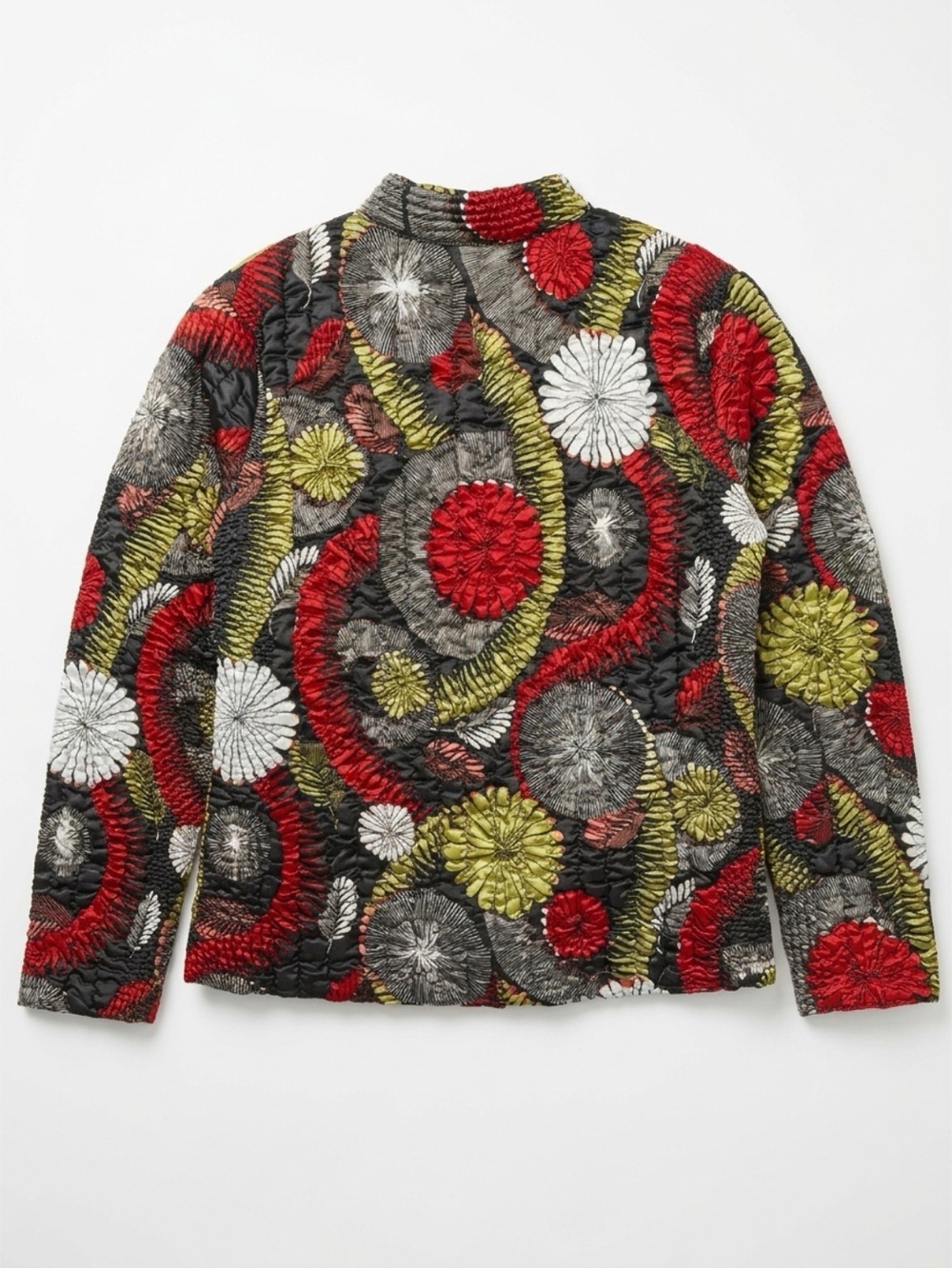 Ruby Rd. Quilted Floral Puffer Jacket - Picture 4 of 4